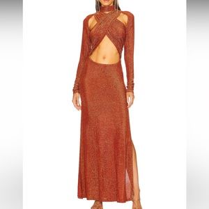 Kim Shui Glitter Wrap Dress